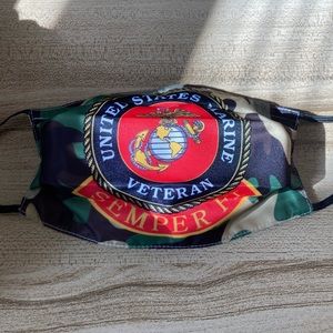 USA Marine Corp Veterans reusable face mask